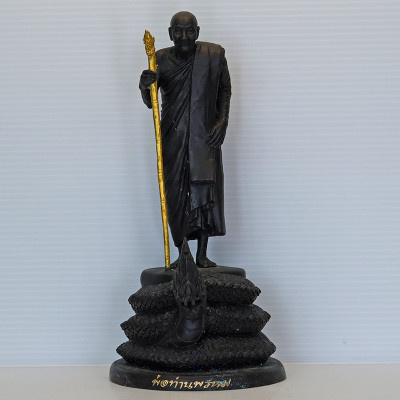 编号:92 LP Prom金身,佛历2559,Wat Planupap,雕像身高20.5cm