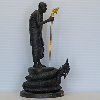 编号:92 LP Prom金身,佛历2559,Wat Planupap,雕像身高20.5cm
