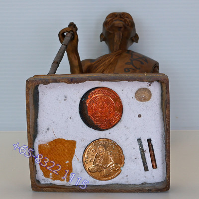 Made 199 S/n172 LP Prom Statue 2556 Wat Palanuprub, Statue 28 cm