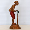 S/n:816 LP Kloy 2554 HoonPaYong Statue Height 10.5cm Wat PuKowThong, Gold Plated Takrut