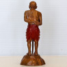 S/n:816 LP Kloy 2554 HoonPaYong Statue Height 10.5cm Wat PuKowThong, Gold Plated Takrut