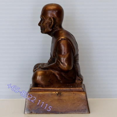 Wat倡嗨SaoHa龙莆托 2寸金身佛历2563,高9cm,Wat Chang Hai