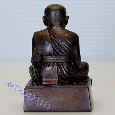 Wat Chang Hai 2563 SaoHa LP Thuad 1.5 Inches Lap Statue Copper 7cm