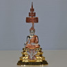 Made 199 Phra SiHing Gold Plated 2562 Wat Phra Mahathat 12cm Statue