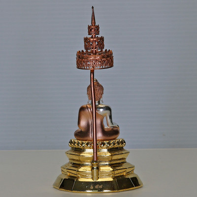 Made 199 Phra SiHing Gold Plated 2562 Wat Phra Mahathat 12cm Statue