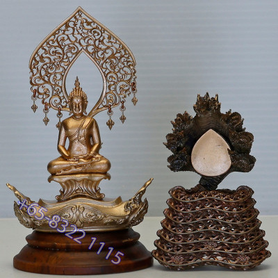 做44尊，理﻿事版编号:9 Buddha Muchalinda Rakthanatawee 佛厉2557