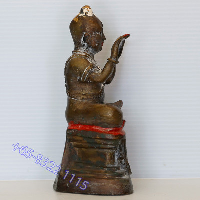 龙莆炎加持,佛历2536,古曼童金身,骨头,手写护身符 LP Yeam Wat SamNgam