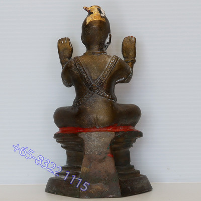龙莆炎加持,佛历2536,古曼童金身,骨头,手写护身符 LP Yeam Wat SamNgam