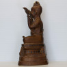 LP Yam 2536 KuManThong Statue Wat Sam Ngam, Bones, Handwritten Talisman