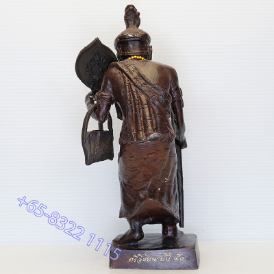 Made 299 S/n:146 Wat Thalung Thong 2550 Phra Lersi Statue Height 24cm