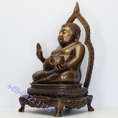 LP Hong 2555 Phra SangKaChai 5 Inches Lap Statue Wat Su San Tung Mon