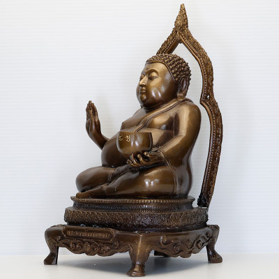 龙婆宏加持,善卡财金身5寸腿,佛历2555, Phra Sangkachai, Wat SuSan TungMon