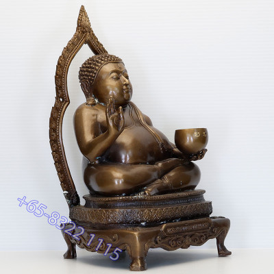 LP Hong 2555 Phra SangKaChai 5 Inches Lap Statue Wat Su San Tung Mon