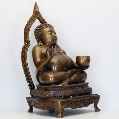 龙婆宏加持,善卡财金身5寸腿,佛历2555, Phra Sangkachai, Wat SuSan TungMon