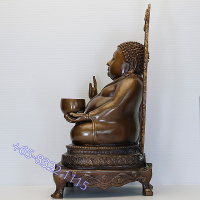 LP Hong 2555 Phra SangKaChai 5 Inches Lap Statue Wat Su San Tung Mon