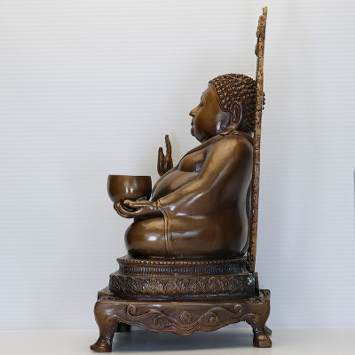 龙婆宏加持,善卡财金身5寸腿,佛历2555, Phra Sangkachai, Wat SuSan TungMon