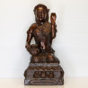 招财女神金身,佛历2559,Wat BangPhra,3英寸腿,高 23cm