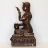 招财女神金身,佛历2559,Wat BangPhra,3英寸腿,高 23cm
