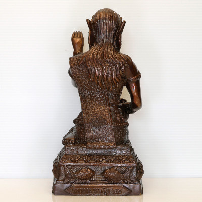 Mae NangKwak 3 Inches Lap Statue, Wat BangPhra 2559, Height 23cm