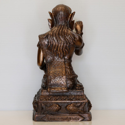 Mae NangKwak 3 Inches Lap Statue, Wat BangPhra 2559, Height 23cm