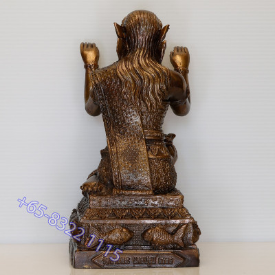 Wat BangPhra 2559 Mae NangKwak 3 Inches Lap Statue, Height 23cm