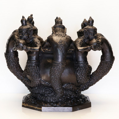 铜编号:28 啦唬香炉Wat KhoHong佛历2562,只做100多个,香炉口11.5cm