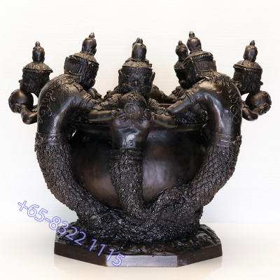 铜编号:28 啦唬香炉Wat KhoHong佛历2562,只做100多个,香炉口11.5 cm