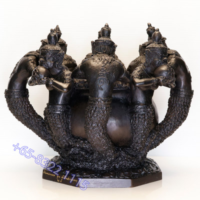 铜编号:28 啦唬香炉Wat KhoHong佛历2562,只做100多个,香炉口11.5 cm