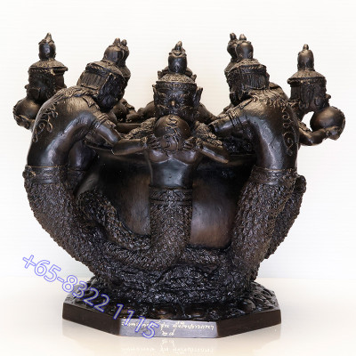 铜编号:28 啦唬香炉Wat KhoHong佛历2562,只做100多个,香炉口11.5 cm