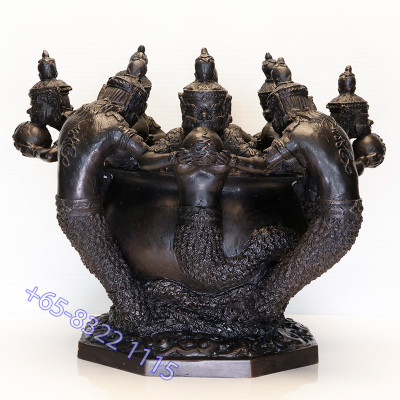 铜编号:28 啦唬香炉Wat KhoHong佛历2562,只做100多个,香炉口11.5 cm