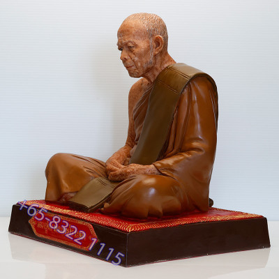 Made 90pcs LP Tim Statue Wat Laharnrai 2536 LP Tim Ashes