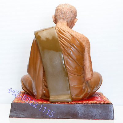 造90尊，龙莆添 9 寸腿金身， 龙莆添骨灰，Wat Laharnrai 2536