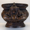 S/n: 647 Phra RaHu Incense Censer (KaTangToop) Wat PiKulThong 2551 ID: 17 cm