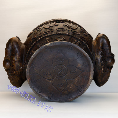 S/n: 647 Phra RaHu Incense Censer (KaTangToop) Wat PiKulThong 2551 ID: 17 cm