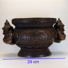 S/n: 647 Phra RaHu Incense Censer (KaTangToop) Wat PiKulThong 2551 ID: 17 cm