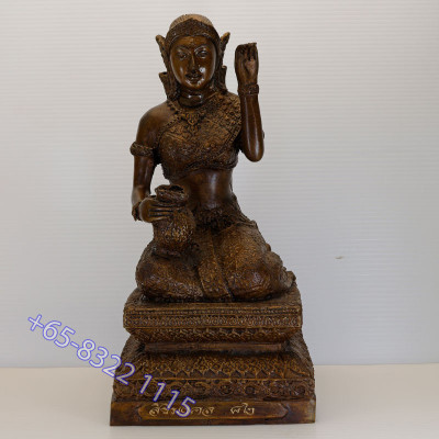 Mae Nang Kwak Statue 23cm 2560 Wat Kaeo Chaem Fa
