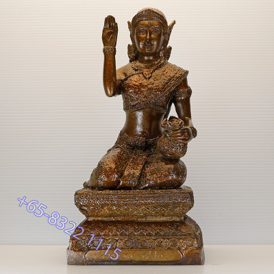 Mae Nang Kwak Statue 23cm 2560 Wat Kaeo Chaem Fa