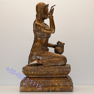 Mae Nang Kwak Statue 23cm 2560 Wat Kaeo Chaem Fa