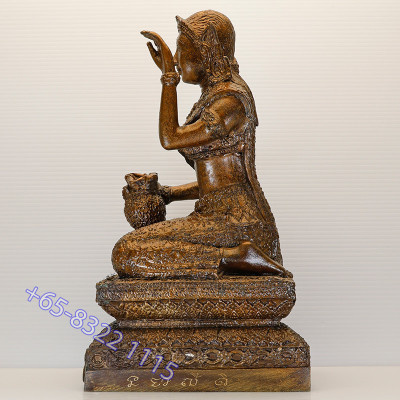 Mae Nang Kwak Statue 23cm 2560 Wat Kaeo Chaem Fa