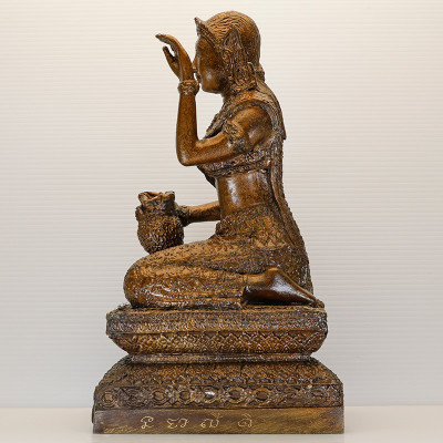 Mae Nang Kwak Statue 23cm 2560 Wat Kaeo Chaem Fa