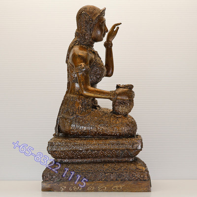 Mae Nang Kwak Statue 23cm 2560 Wat Kaeo Chaem Fa