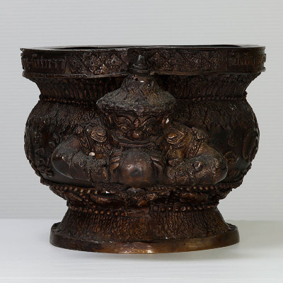 啦胡香炉,佛历2551,Wat PiKulThong 内径:12.5 厘米