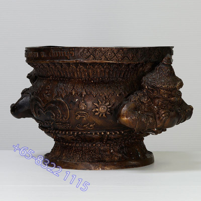 啦胡香炉,佛历2551,Wat PiKulThong 内径:12.5 厘米
