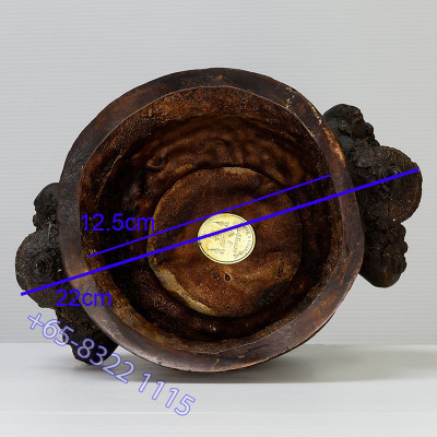 啦胡香炉,佛历2551,Wat PiKulThong 内径:12.5 厘米