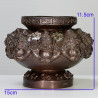 9 Famous Monks Chanted LP Nu-Inn 2557 Phra Rahu Joss Stick Burner, Height 11.5cm (S)