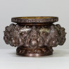 9 Famous Monks Chanted LP Nu-Inn 2557 Phra Rahu Joss Stick Burner, Height 10cm (M)