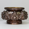 9 Famous Monks Chanted LP Nu-Inn 2557 Phra Rahu Joss Stick Burner, Height 10cm (M)