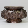 9 Famous Monks Chanted LP Nu-Inn 2557 Phra Rahu Joss Stick Burner, Height 10cm (M)