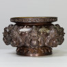 9 Famous Monks Chanted LP Nu-Inn 2557 Phra Rahu Joss Stick Burner, Height 10cm (M)