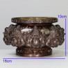 9 Famous Monks Chanted LP Nu-Inn 2557 Phra Rahu Joss Stick Burner, Height 10cm (M)